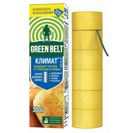 Серная дымовая шашка GREEN BELT Климат 300 г (1 ед.)