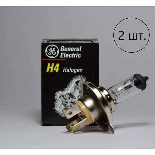 Лампы для автомобильных фар, галогенные Halogen H4 24V 100/70 W, P43t-38, 2 шт.