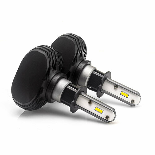 Комплект автомобильных светодиодных ламп NeTuning H3-S1 для ближнего, дальнего света или противотуманных фар ПТФ, 1600 Лм, 18 Вт, белый 5000К