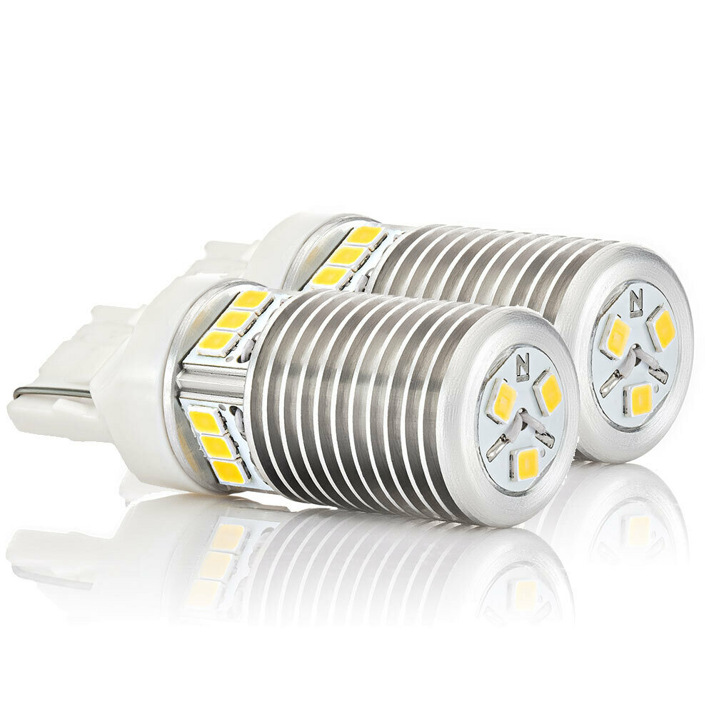 Автомобильная светодиодная лампа NeTuning W21W-15s35 для указателей заднего хода, 7440, 1000 Лм, 6 Вт, белый, 2 шт.