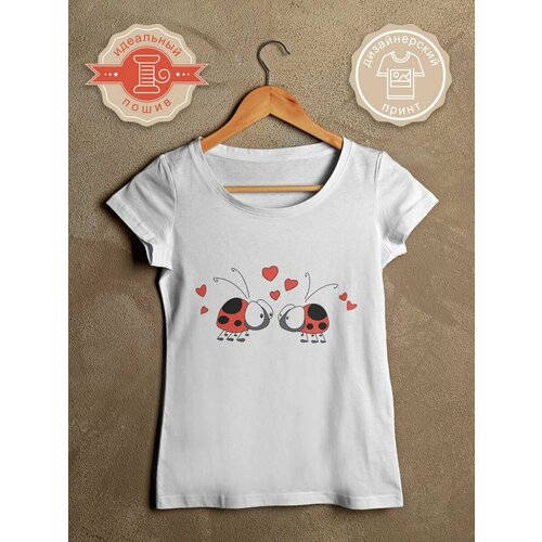 фото Футболка фулпринт, размер 4xl, белый