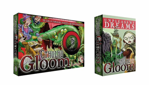 Настольная игра Cthulhu Gloom с дополнением Unpleasant Dreams