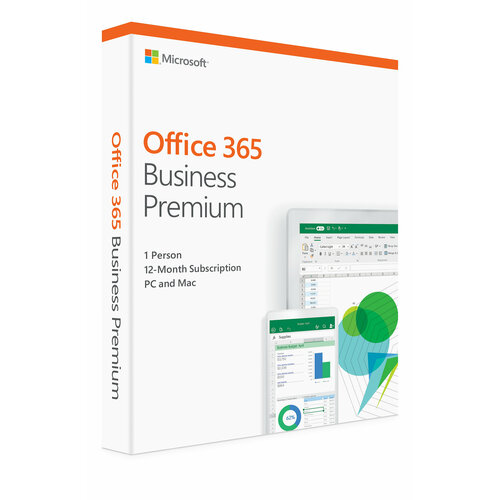 Microsoft 365 Business Premium Retail Russian Subscr 1YR Russia Only Mdls