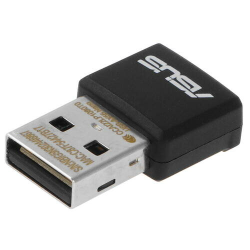 Адаптер ASUS USB-AX55 NANO // WI-FI 802.11ax/ac/a/g/n, 400 + 867 Mbps USB 3.0 Adapter + 2 антенны ; 90IG06X0-MO0B00 (USB-AX55 NANO) - фото №6