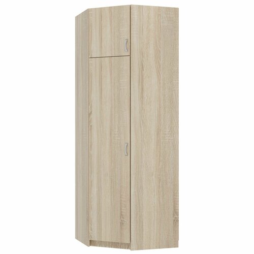 Шкаф однодверный угловой Флагман-5 от Фант-Мебель, 220х77х77 см, цвет Дуб сонома