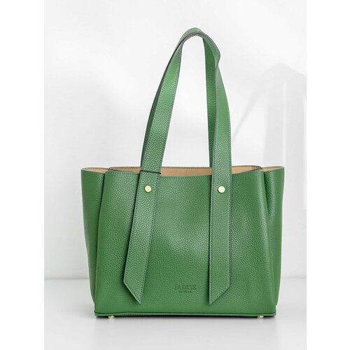 Сумка  шоппер Jadise повседневная, натуральная кожа, оранжевый