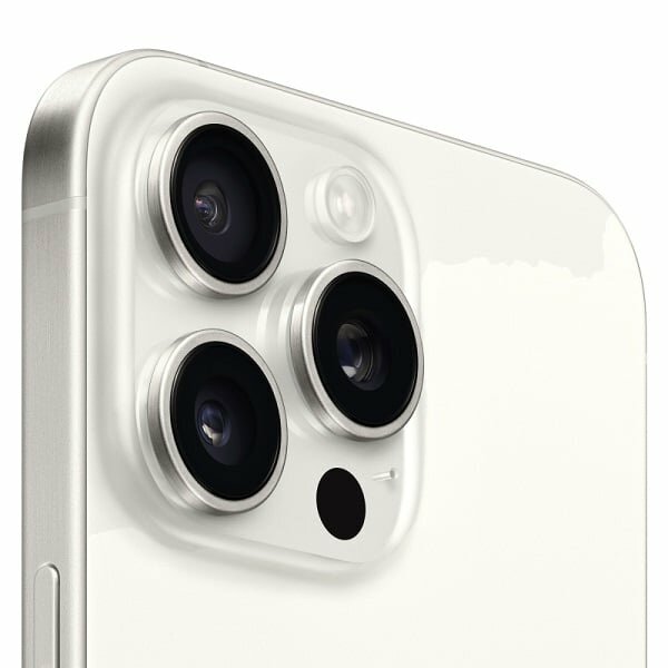 Apple iPhone 15 Pro Max 256GB nano SIM + eSim titanium white (титановый белый) — фото 1