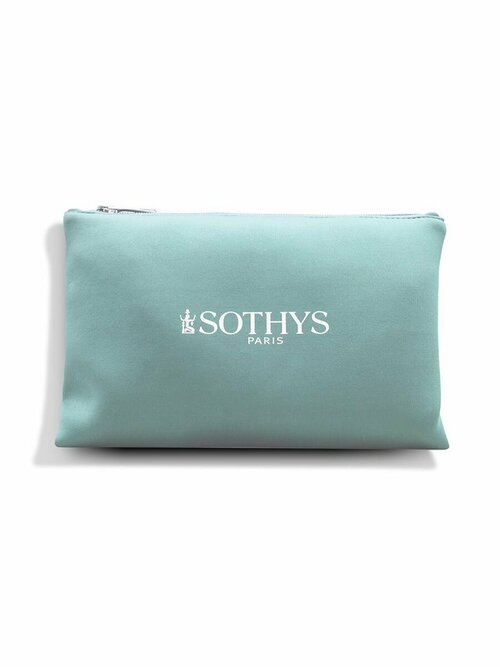 Косметичка Sothys, зеленый, голубой