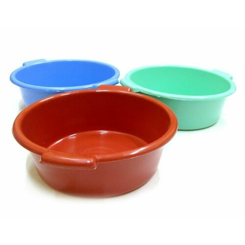 Таз пластиковый 14л Дон /НК6005/ пищевой, круглый с ручками