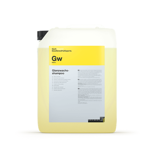 Нейтральный мультифункциональный концентрированный шампунь для ручной мойки с защищающими компонентами для автомобильного лака GLANZWACHSSHAMPOO - рН Koch Chemie 10 л 7062₽