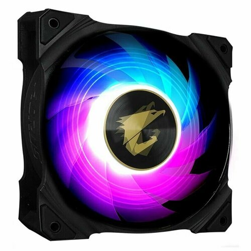 Корпусный вентилятор Gigabyte AORUS AR120 ARGB 1X Fan 4PIN PWM 120MM Кулер для ПК / Вентилятор для корпуса пк с подсветкой