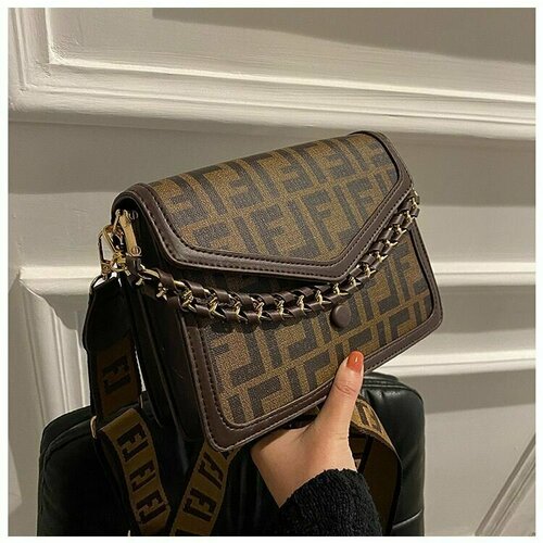 фото Сумка , бежевый, коричневый нет бренда