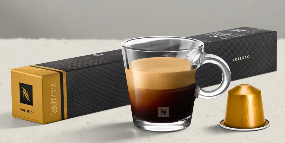 Кофе в капсулах Nespresso Volluto, интенсивность 4, 10 капсул