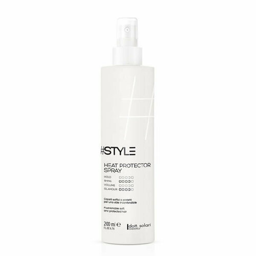 Спрей-термозащита для волос #STYLE, 200 мл, спрей термозащита для волос dott solari cosmetics style 200 мл