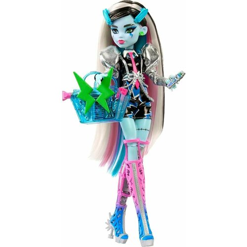 Кукла Френки Штейн Monster High Amped Up Frankie Stein Rockstar кукла монстр хай эшлин элла волшебство на льду monster high fairest on ice ashlynn ella