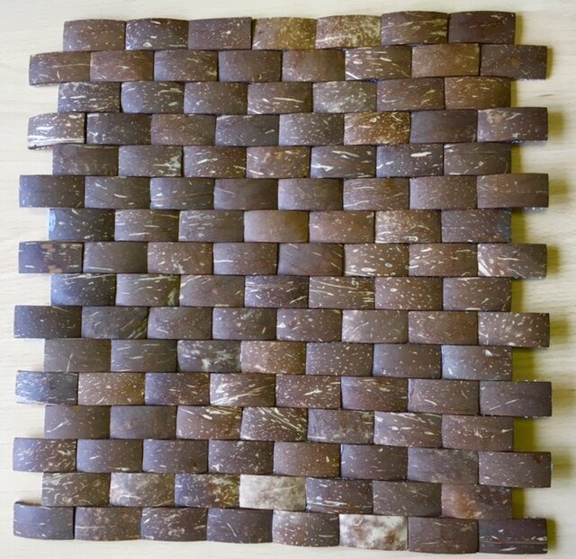 Мозаика кокосовая DTM 006 размер 352х352мм, 2 панели