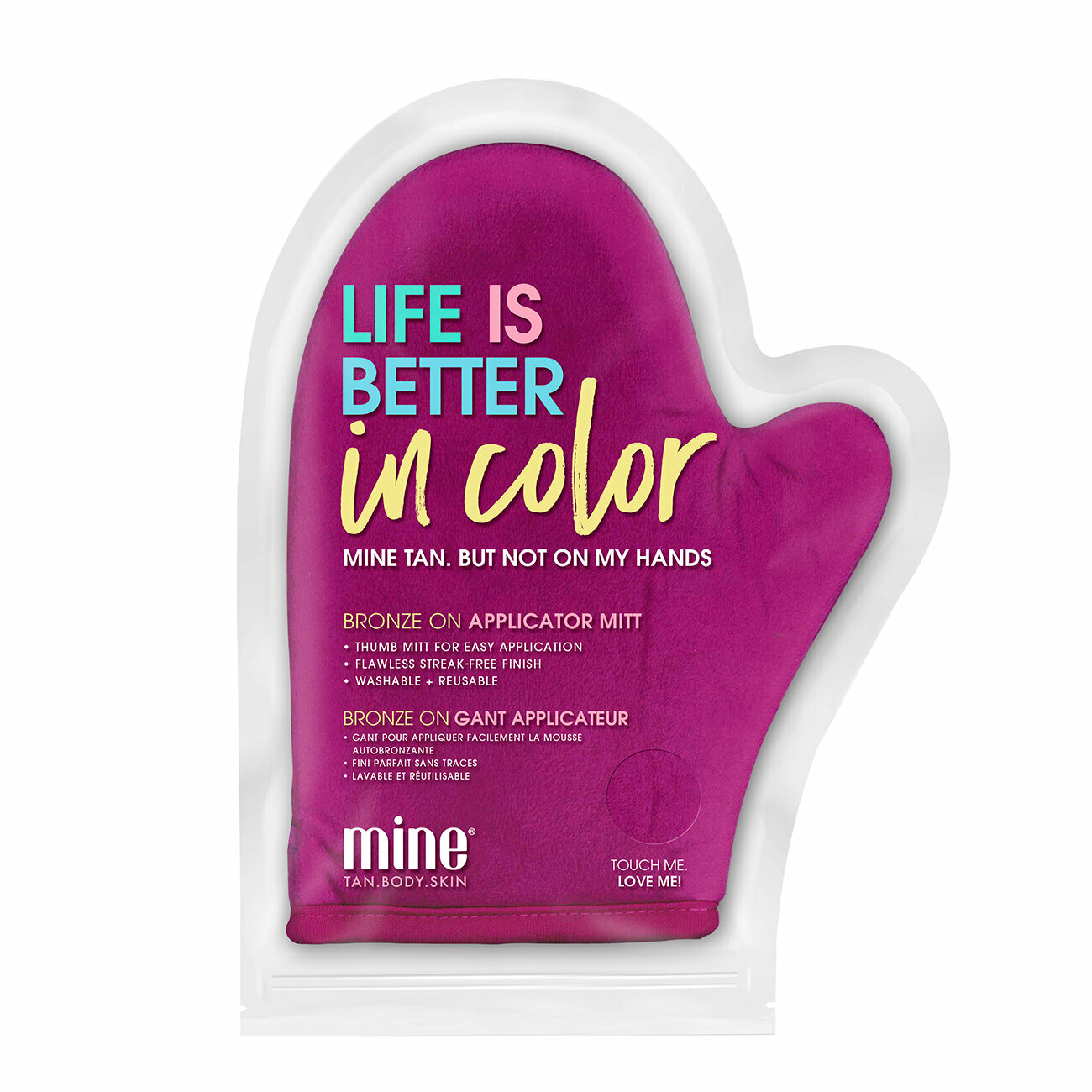MINE TAN, Варежка-аппликатор для многоразового использования Bronze On Applicator Mitt