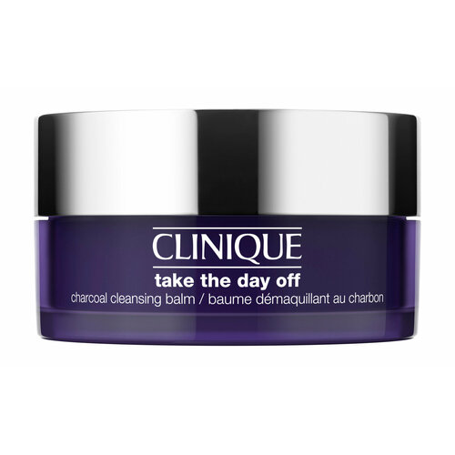 CLINIQUE Take The Day Off Charcoal Balm Бальзам для снятия макияжа с углем, 125 мл бальзам для снятия макияжа clinique бальзам для снятия макияжа с активированным углем take the day off charcoal cleansing balm