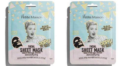 Petite Maison Детоксицирующая Маска для лица Facial Sheet Mask Detoxifying,25 мл,2 шт