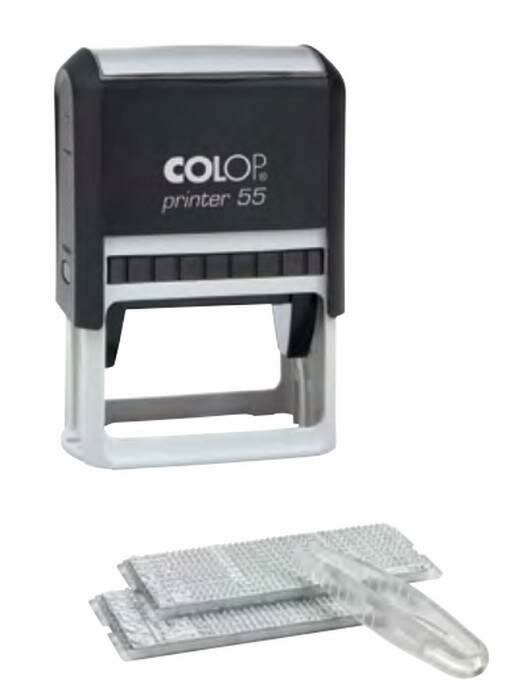 Штамп самонаборный Colop Printer 55 (40х60мм, 10 строк, пласт. рамка, 2 кассы)