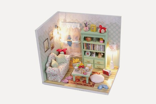 Изображение товара Румбокс, интерьерный конструктор MiniHouse Чай вдвоём (с фигурками)