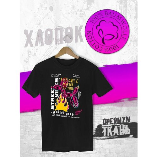 фото Футболка, размер xxl, черный futba4ever