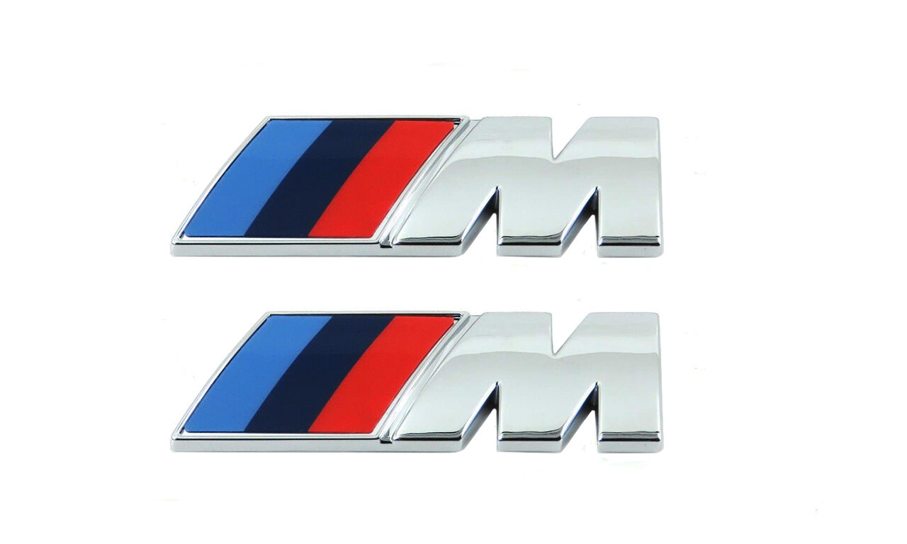 Комплект: эмблема на крыло M-performance для BMW 2 шт.