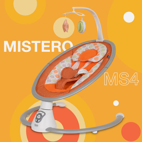 Изображение товара Электрокачели для новорожденного Nuovita Mistero MS4 (Оранжевый шар)
