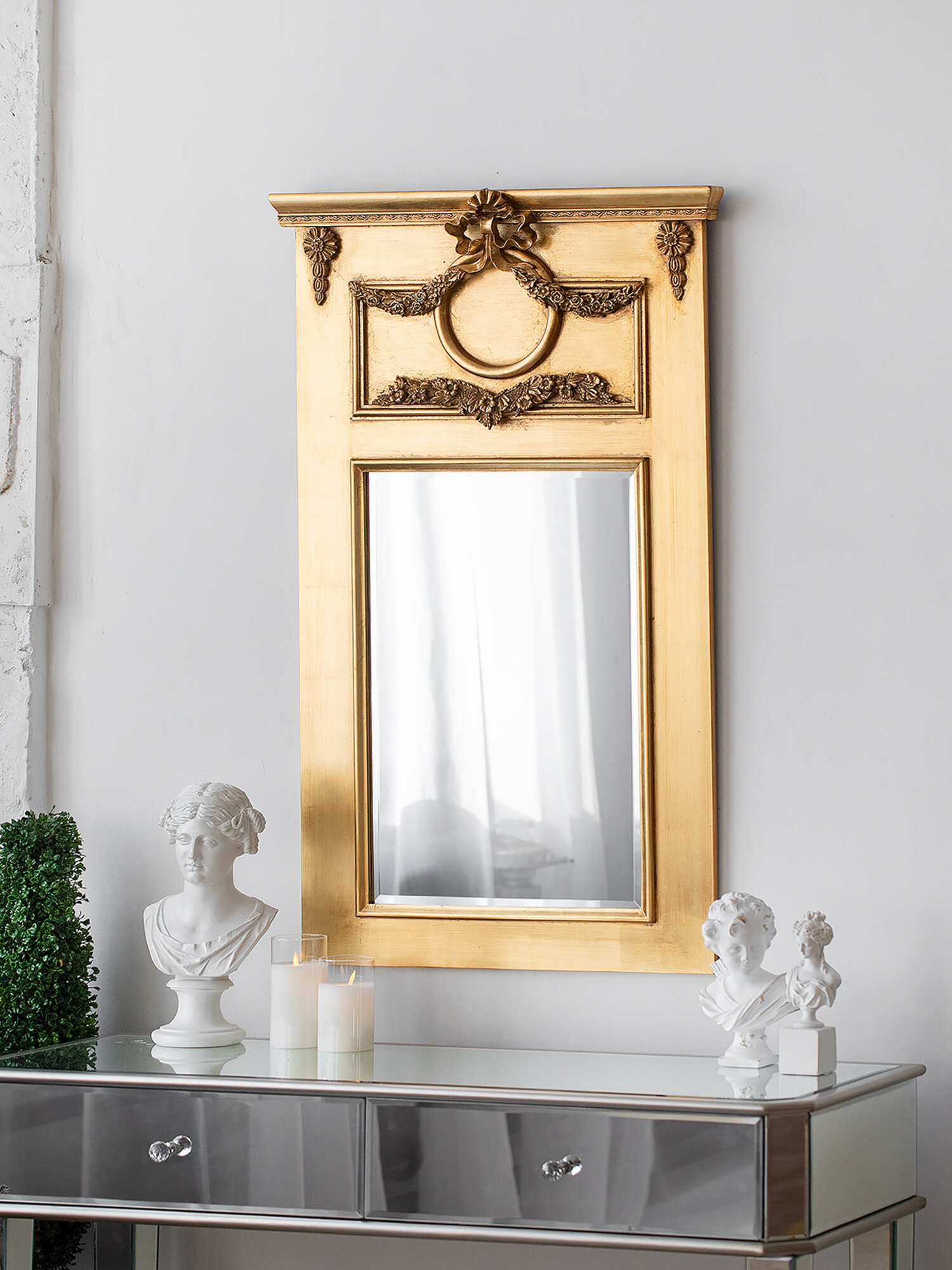 45-052 Зеркало "Версаль" с фацетом 72х7х111см, Glasar - фотография № 1
