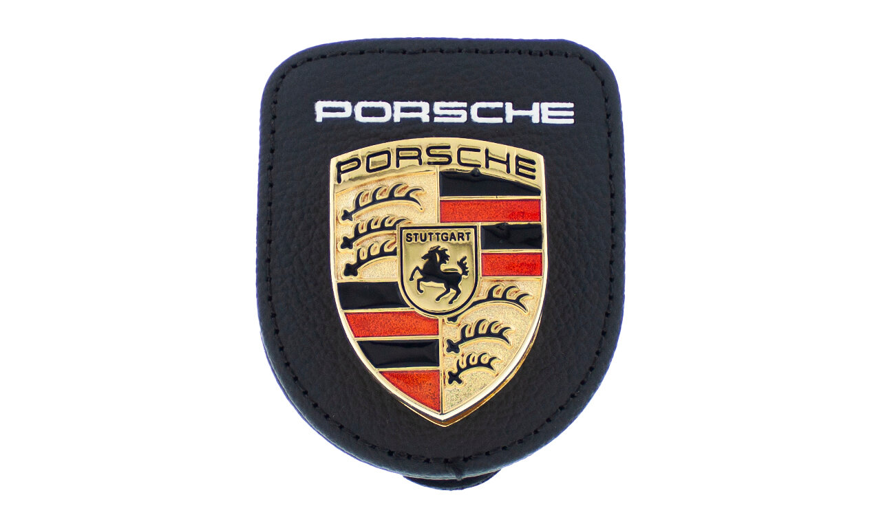 Универсальный автомобильный держатель Porsche черный