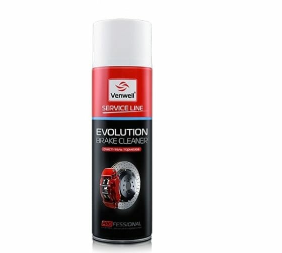 Очиститель тормозной системы Venwell Evolution Brake cleaner 0.6 л баллончик 1 - фотография № 9