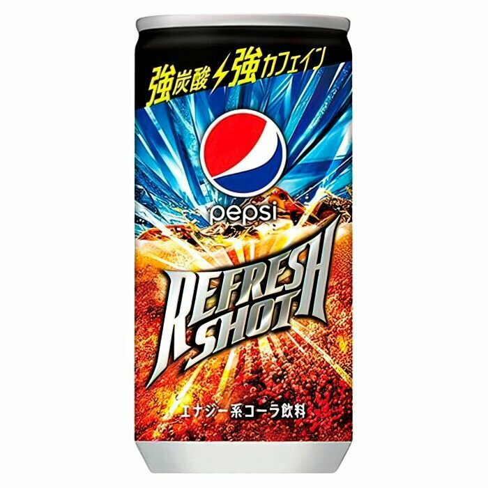 Газированный напиток Pepsi Refresh Shot (Япония), 200 мл (2 шт) - фотография № 2