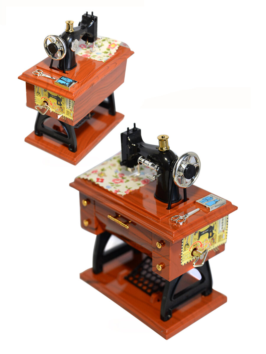 фото Шкатулка Музыкальная Швейная Машинка