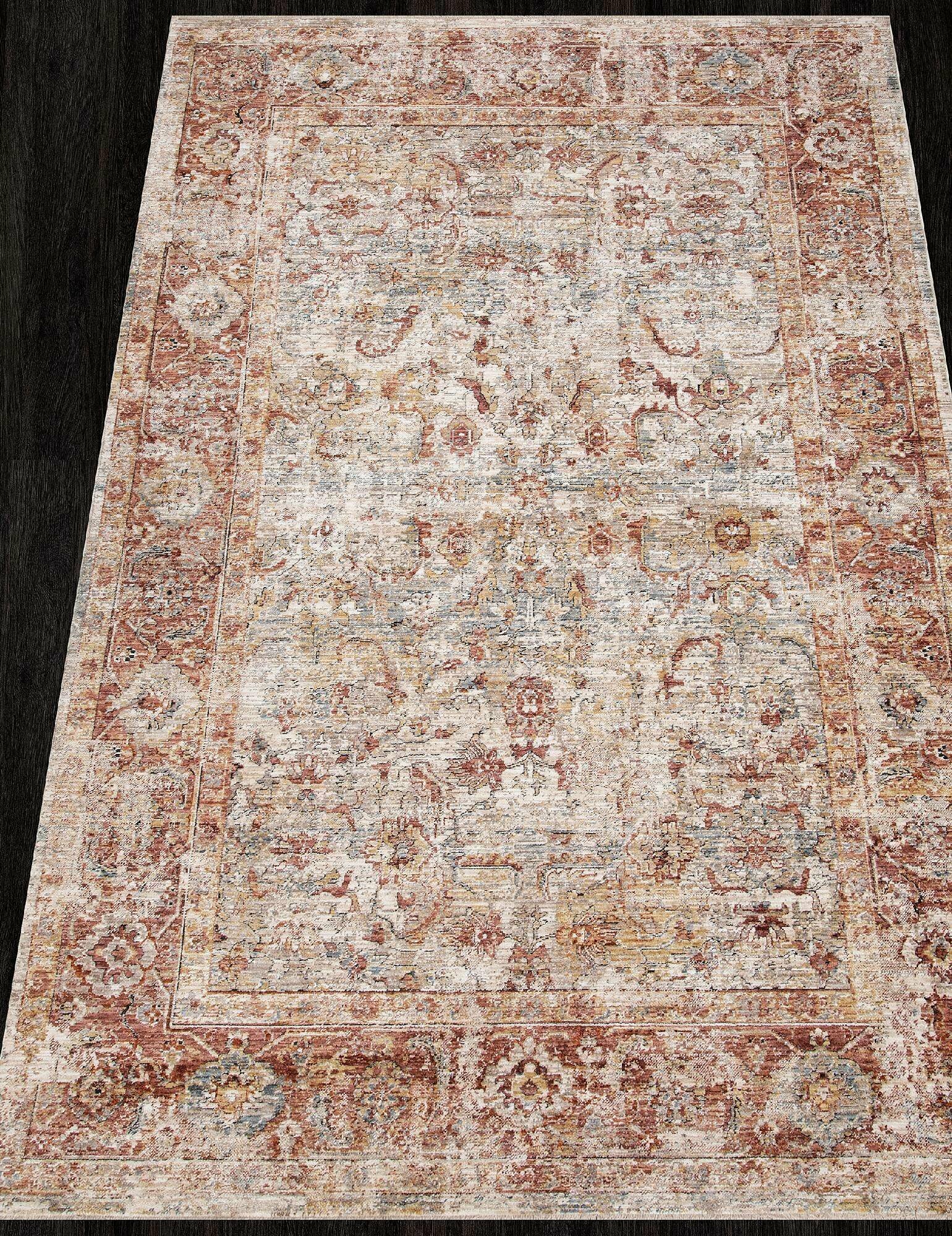 фото LYSANDRA HALI, Турция Ковер SHANTI L0218A CREAM 1.6x2.3 м.