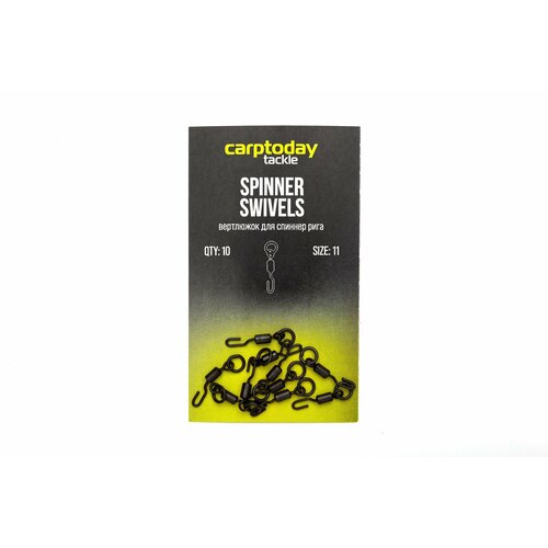 Вертлюжки для спиннер рига Carptoday Tackle Spinner Swivels, рыболовные аксессуары, вертлюг рыболовный, карповая оснастка, рыбацкие снасти fishing anti tangle sleeve rubber swivel tail for carp leader line hair rig terminal tackle for helicopter rig tool iscas pesca