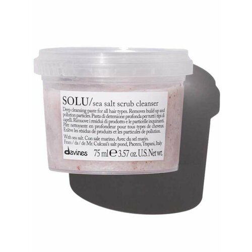 Davines SOLU Sea Salt Scrub Cleanser - Скраб с морской солью 75 мл