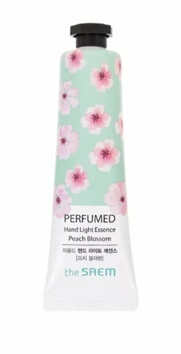 Крем-эссенция для рук The Saem Perfumed Hand Light Essence Peach Blossom 30 мл - фото №8