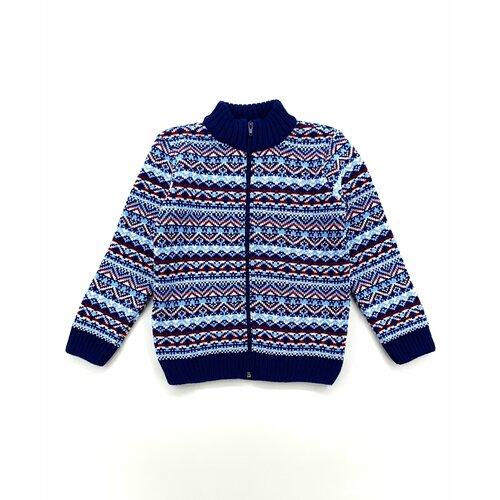 Джемпер Трикотята, размер 128, синий