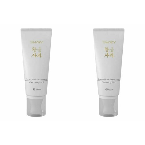 Shary Очищающая пенка-маска- пилинг для лица, 100 мл, 2 упак
