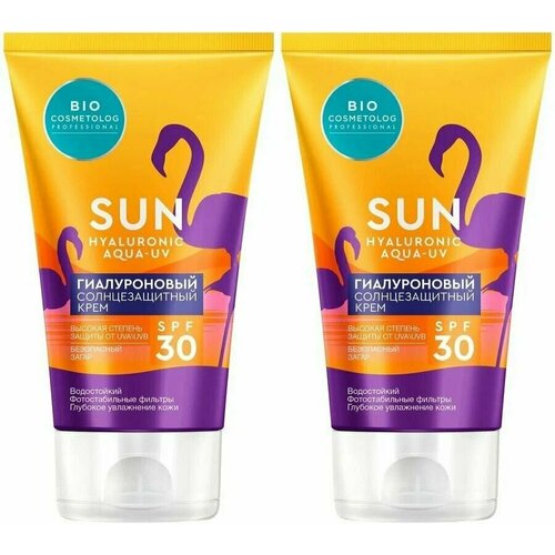 BioCosmetolog Крем солнцезащитный Гиалуроновый SPF 30 150 мл 2 шт 1032₽