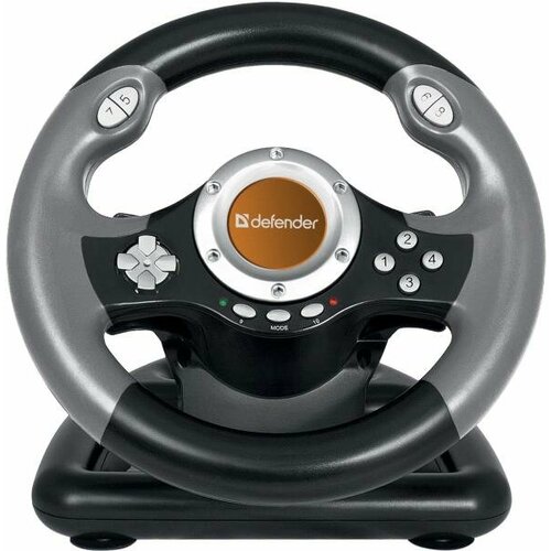 Руль Defender Challenge Mini LE 8 кнопок два подрулевых переключателя восьмипозиционный переключатель видов Струбцина для крепления 397300₽