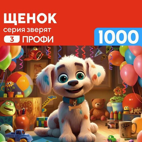 Пазл Щенок 1000 деталей Профи