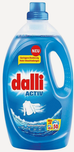 Изображение товара Dalli Voll Универсальный концентрированный гель для стирки с формулой от пятен 2,75 л на 50 стирок