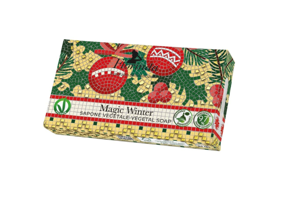 Florinda Vegetal Soap Magic Winter Мыло натуральное на основе растительных масел Волшебная зима 100 гр