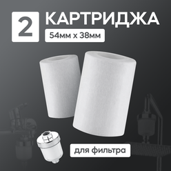 Картридж для душа PP, RT Glass, 54x38мм, 2шт