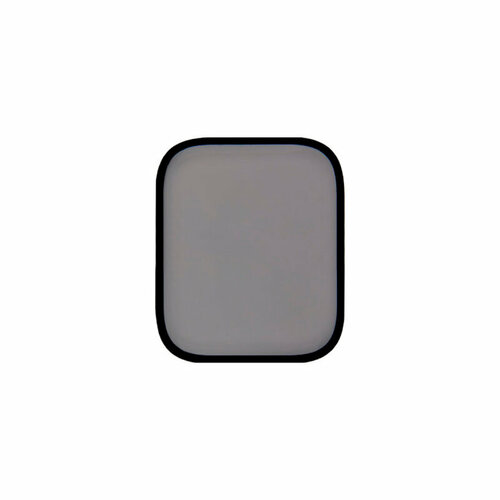 Защитная пленка силиконовая для Apple Watch Series 8 (45мм) (TPU Nano Glass) (полное покрытие) (черная) (без упаковки)