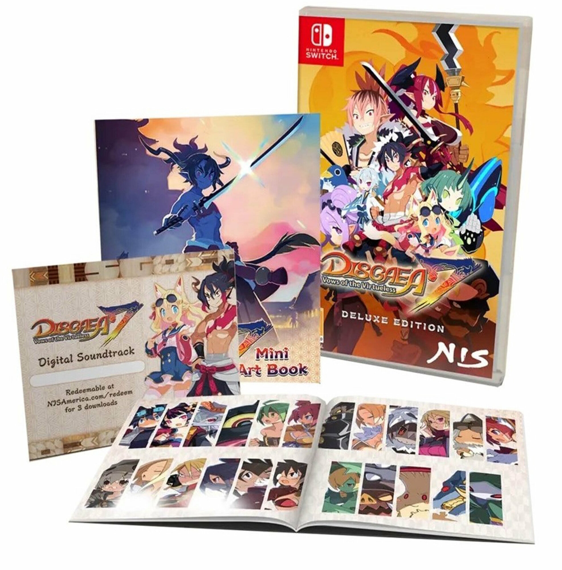 Disgaea 7: Vows of the Virtueless Deluxe Edition (Switch) английский язык