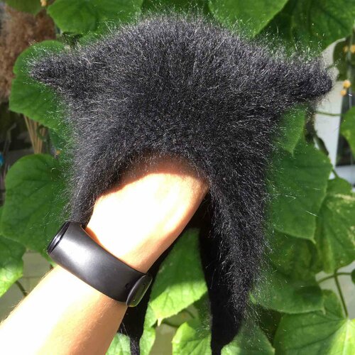 фото Шапка бини petelkof, размер 54-56, черный