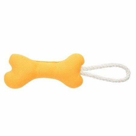 Mr.Kranch игрушка для собак косточка с канатом (31 х 9 х 4 см., Желтый) - фото №10