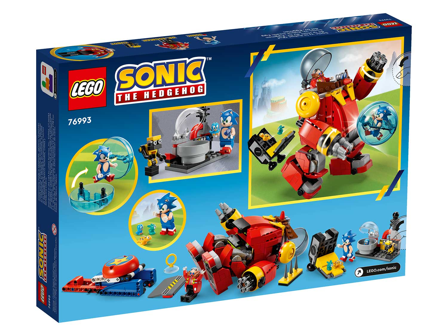 LEGO Sonic the Hedgehog Соник против робота-яйца смерти доктора Эггмана 76993 - фото №14